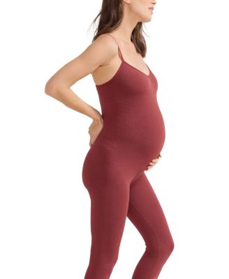 Body Rib Maternity Unitard