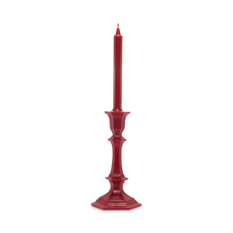 Baccarat Harcourt Candlestick Candle, 12.32 oz. in Red