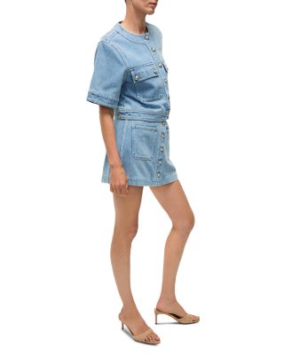 Moxie Denim Mini Skirt