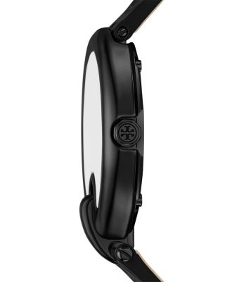 The Pierced Two Hand Black Stainless Steel Watch, 36mm