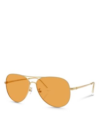 Tory Burch - TY6114 Aviator Sunglasses, 60mm