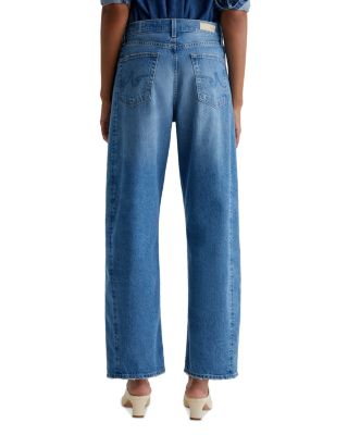High Rise Barrel Leg Jeans in Flashback