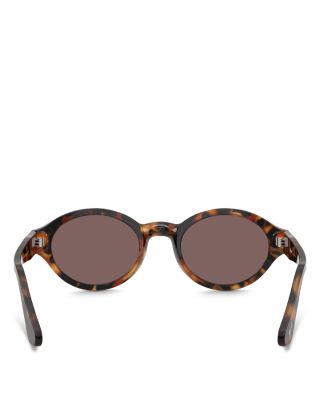 Loris Oval Sunglasses, 53mm