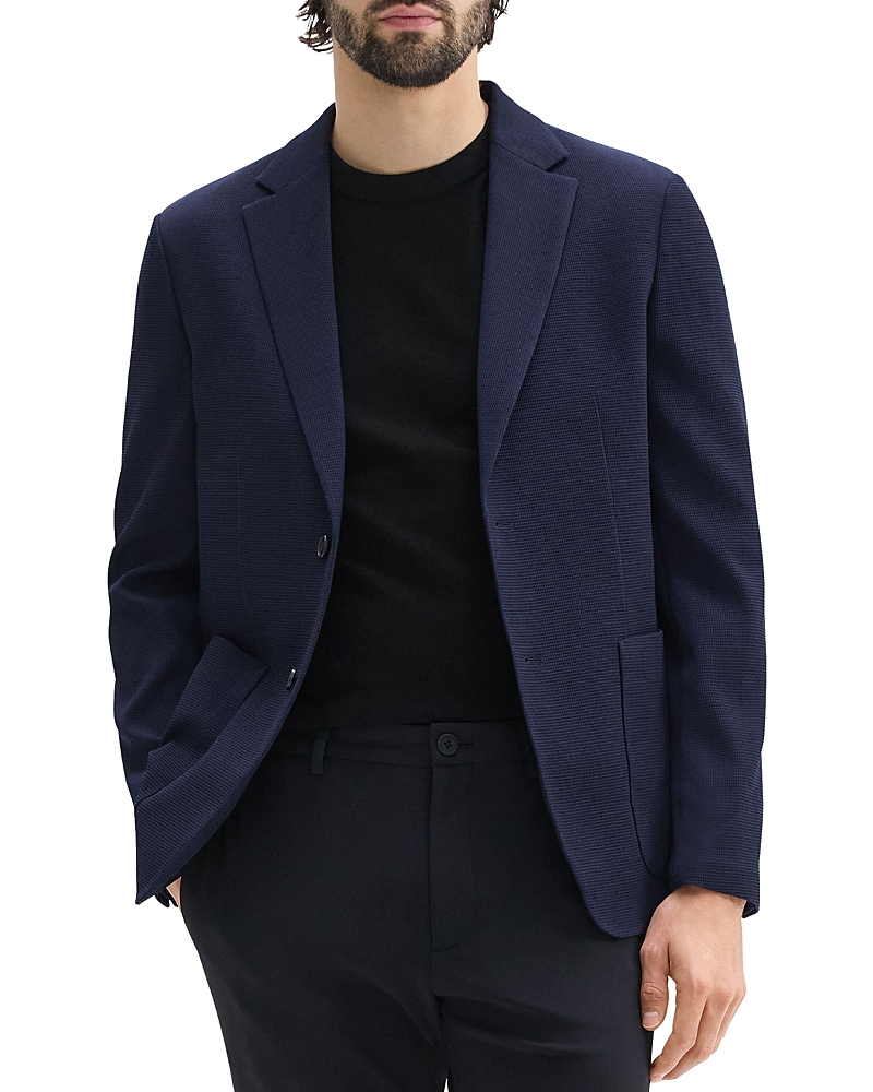 Theory Clinton Textured Wool Blend Sport Coat In Baltic