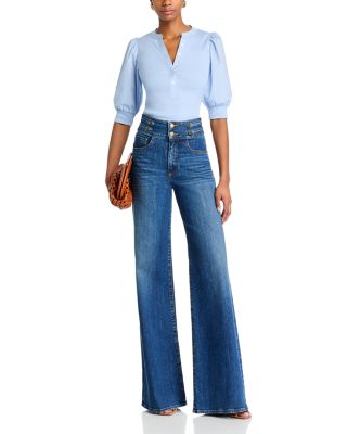 Coralee Puffed Sleeve Top