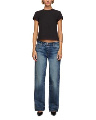 Low Rise Straight Leg Jeans
