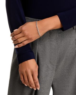 Diamond Link Bracelet in 14K Yellow Gold, 0.50 tcw