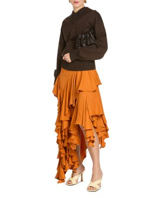 Dustbag Intrecciato Leather Shoulder Bag