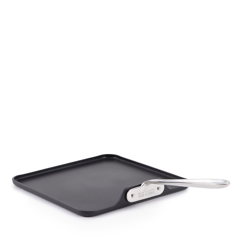 All-clad Ha1 Expert Cookware 11 Nonstick Square Griddle In Black