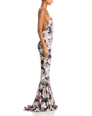 Low Back Fishtail Slip Gown