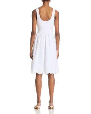 Julian Pointelle Skirt Dress