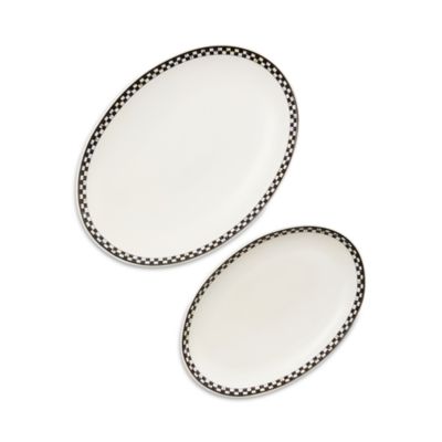Courtly Check Everyday Oval Platters, Set of 2