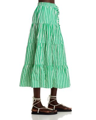 Stripe Midi Skirt - Exclusive