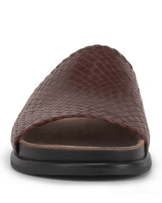 Women's Effie Woven Leather Slide Sandals