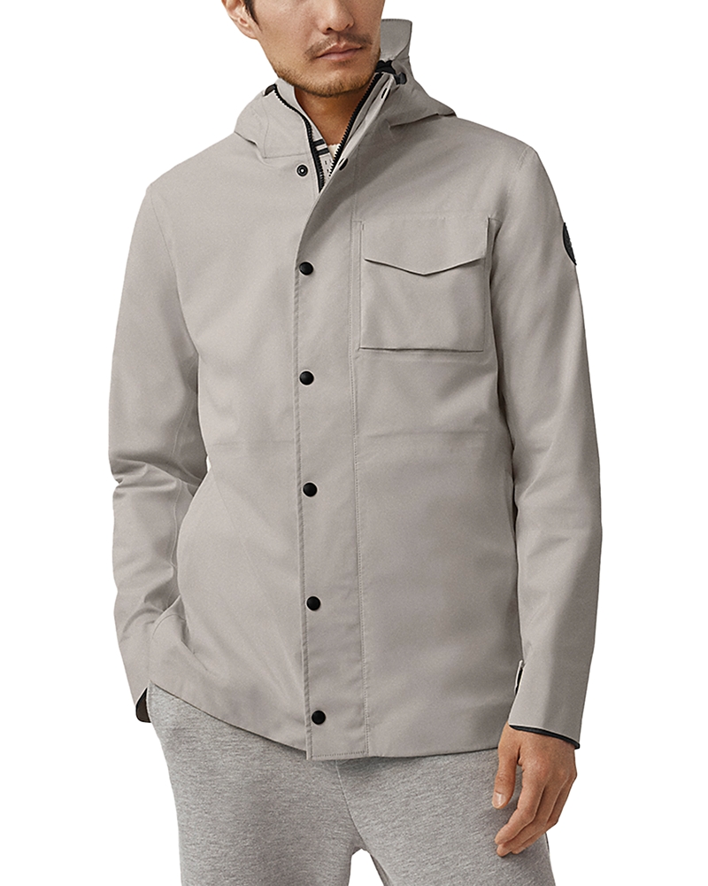 Shop Canada Goose Nanaimo Hooded Jacket In Limestone