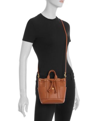 Mini Goody Leather Bucket Bag