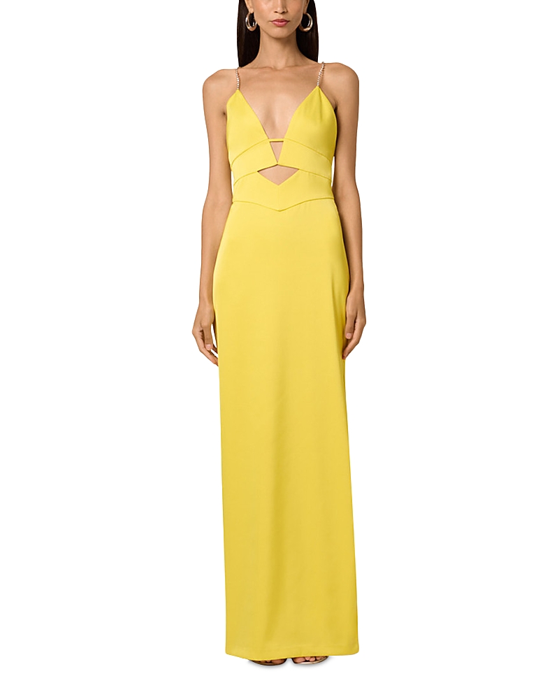 Liv Foster Giselle Satin Long Dress