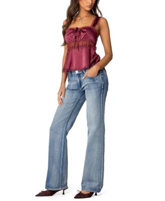  Loryn Lacey Satin Effect Top