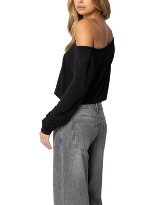 Cropped Off Shoulder Top