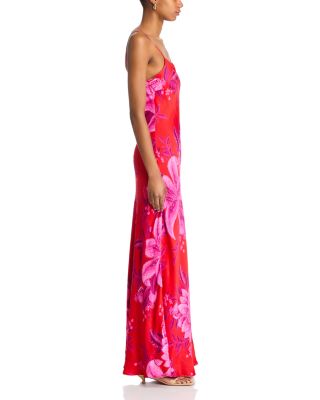 Summer Fruit Maxi Slip Dress