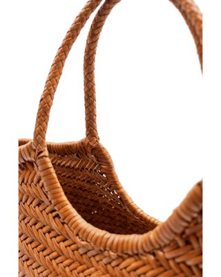 Nantucket Leather Basket Bag