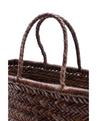 Triple Jump Small Leather Basket Bag