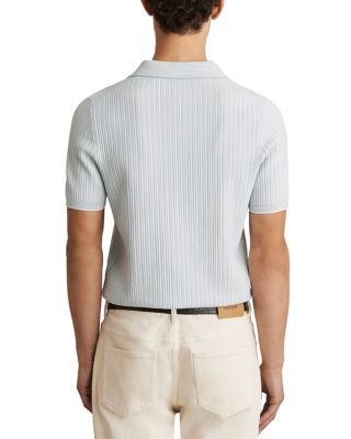 Lancaster Open Collar Textured Polo Shirt