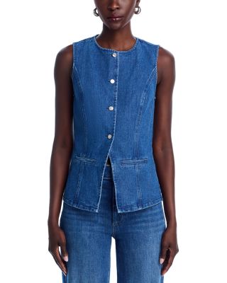 AQUA - Denim Vest - Exclusive