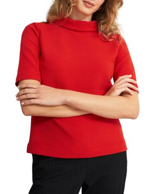 HOBBS LONDON - Tali Roll Neck Short Sleeve Top