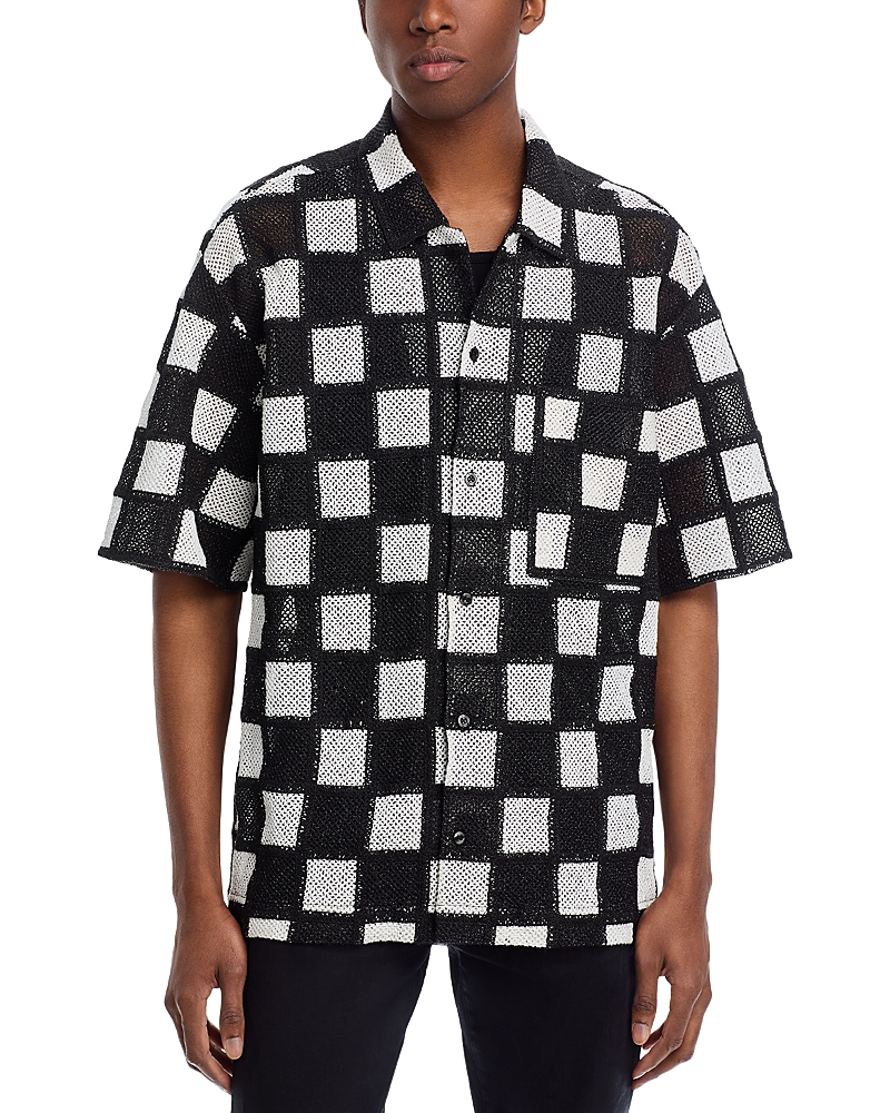 Hugo Egeeno Oversized Knit Shirt