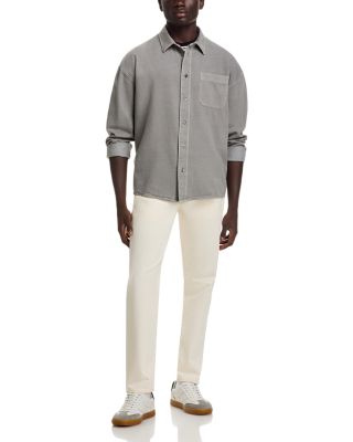 Modern Long Sleeve Button Front Shirt