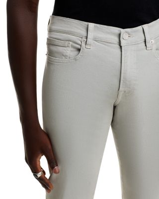 L'Homme Slim Fit Brushed Twill Jeans in Cloud Gray