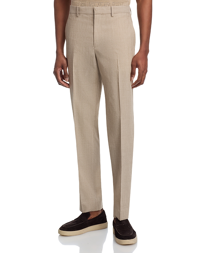Theory Mayer Melange Solid Soft Tailoring Suit Pants In Neutral