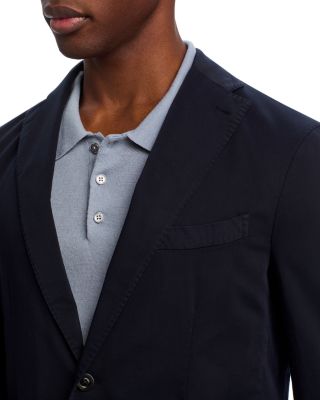 Garment Dyed Cotton Twill Slim Fit Suit