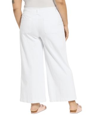 Mallory Sailor High Waisted Jeans in White