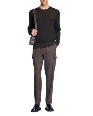 Textured Crewneck Sweater