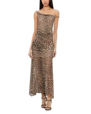 Alice and Olivia - Bianca Twist Off-the-Shoulder Dress