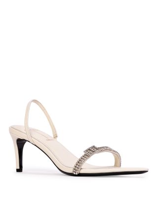 Women's Bowie Crystal Embellished Slingback Sandals 