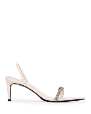 Women's Bowie Crystal Embellished Slingback Sandals 