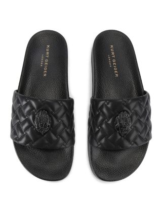 Men's Meena Eagle Black Slip Ons