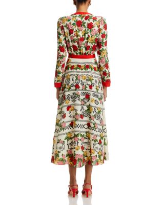 Leah Silk Belted Dress