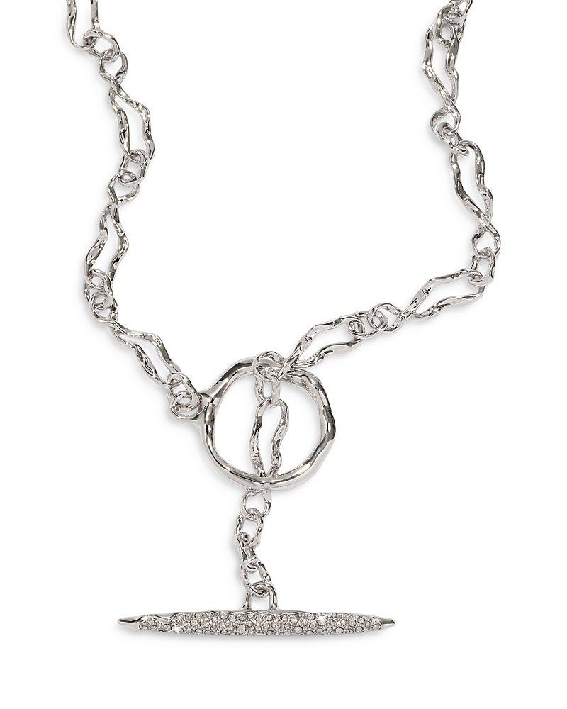 Alexis Bittar Solanelas Crystal Toggle Necklace