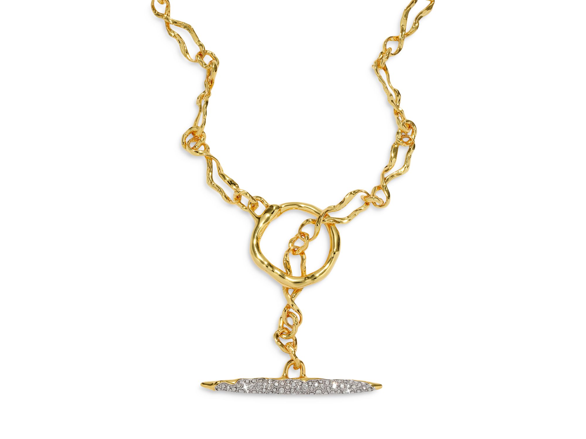 Solanelas Crystal Toggle Necklace - Image 1