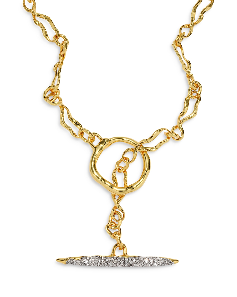 Alexis Bittar Solanelas Crystal Toggle Necklace