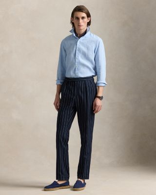 Long Sleeve Breathable Classic Fit Linen Shirt