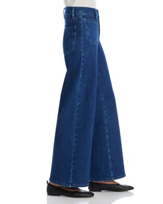 Le Slim Palazzo Modernist Pocket Jeans in Loner