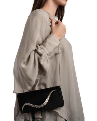 Crystal Curve Side Handle Clutch