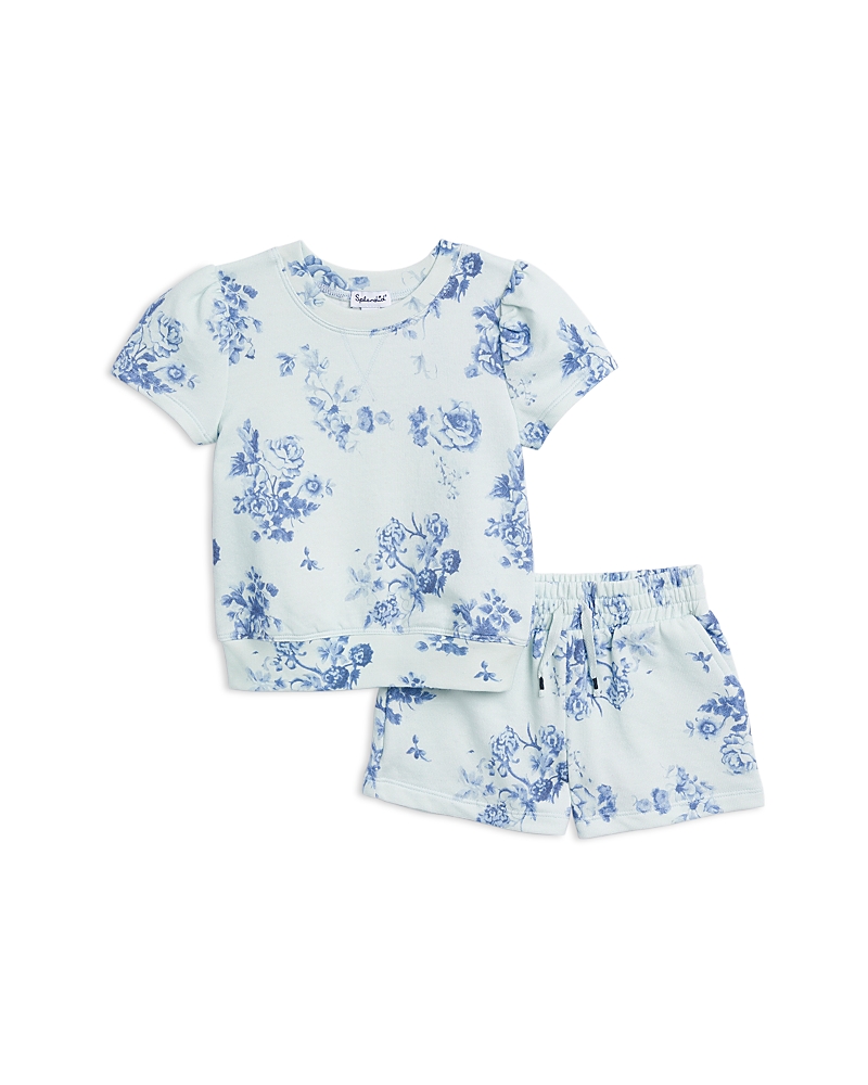 SPLENDID GIRLS' INDIGO BLOOM TOP & SHORTS SET - LITTLE KID