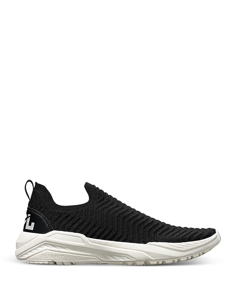 Apl Athletic Propulsion Labs Athletic Propulsion Labs Techloom Traveler Herringbone-knit Sneakers In Black