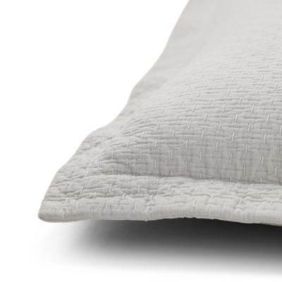 Brooke Textured Cotton Matelass&eacute; King Sham